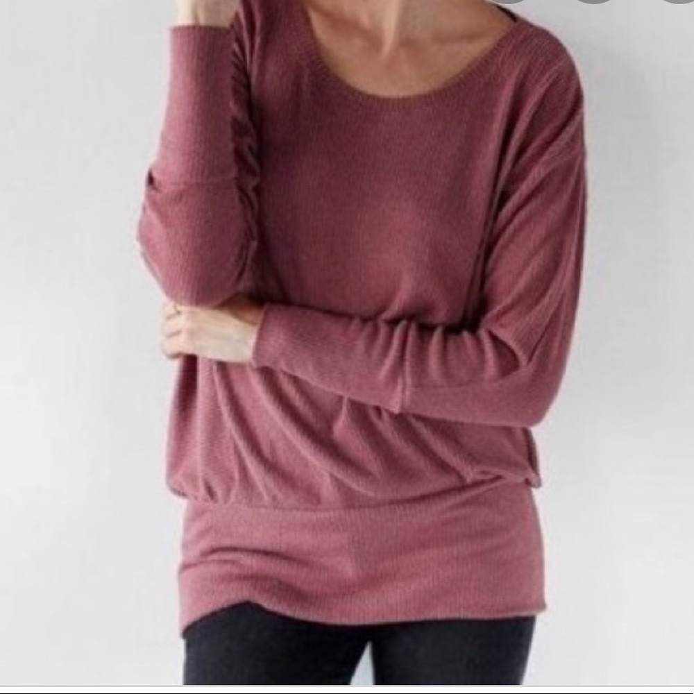 Express Ribbed Mauve Sweater